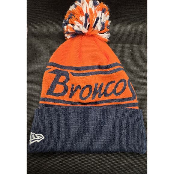 NFL Team Apparel Denver Broncos Winter Hat Beanie Adult - Picture 1 of 6